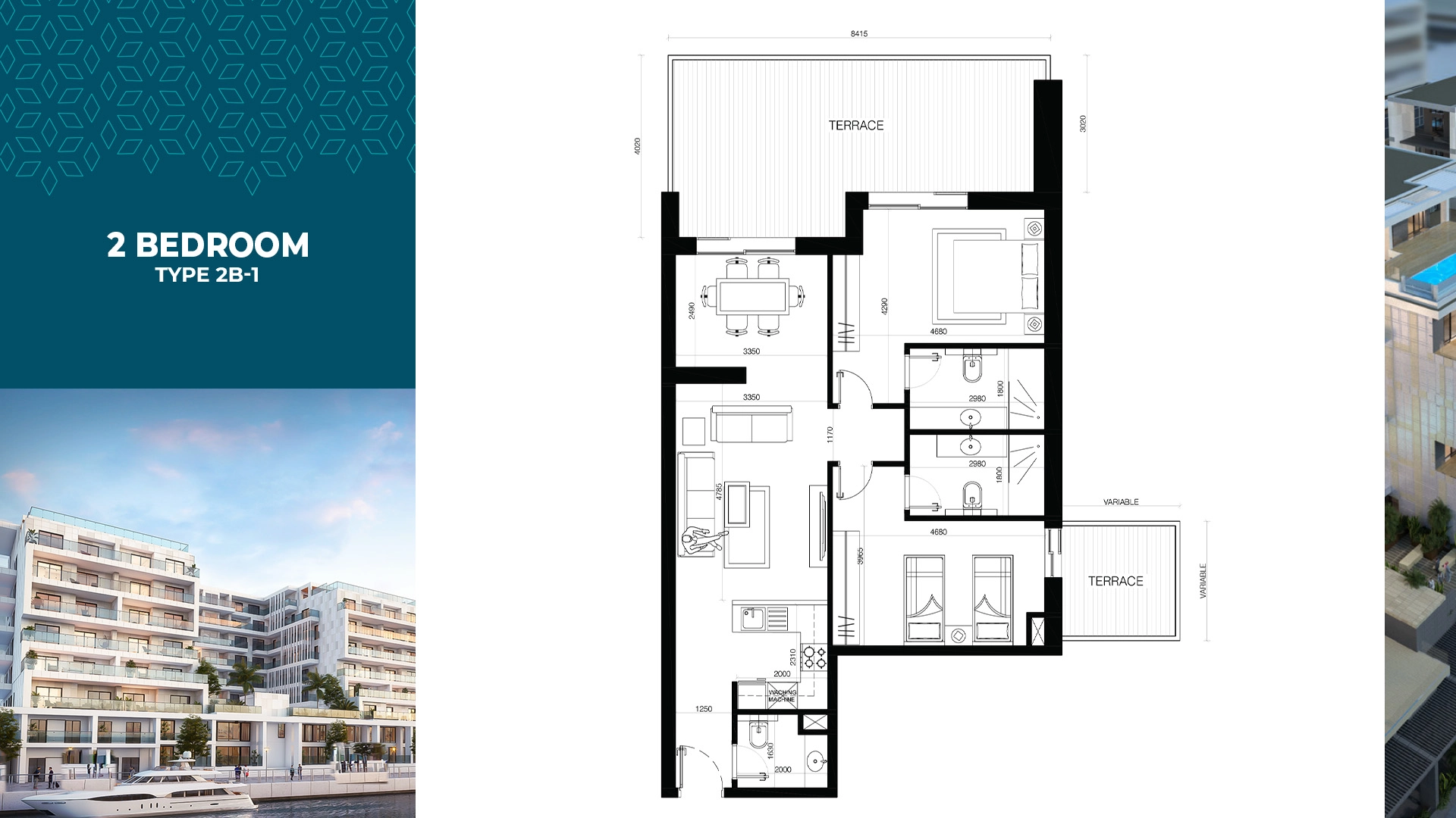 2 BR - Type B